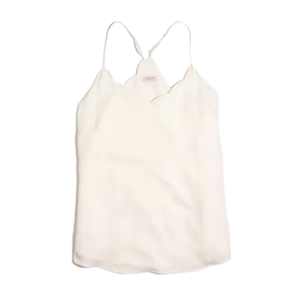Scalloped Cami Top (J. Crew Factory)